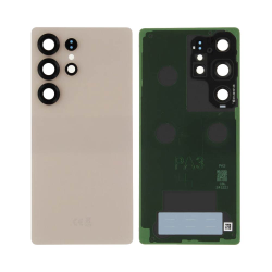 Cache Arrière Premium Samsung Galaxy S25 Ultra S938 Or Rose Titane