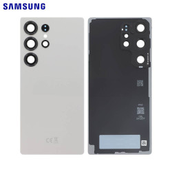 Cache Arrière Original Samsung Galaxy S25 Ultra S938 GH82-36353A Gris Titane