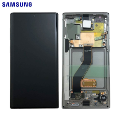 Ecran Tactile Original Samsung Galaxy Note 10 N970 GH82-20817C GH82-20818C Argent