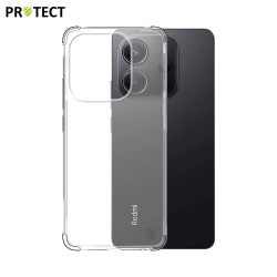 Coque Silicone Renforcée PROTECT pour Xiaomi Redmi Note 14 4G Transparent