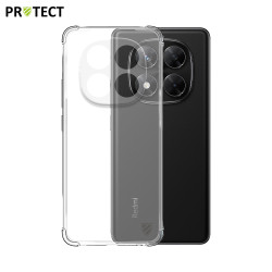 Coque Silicone Renforcée PROTECT pour Xiaomi Redmi Note 14 Pro 4G Transparent