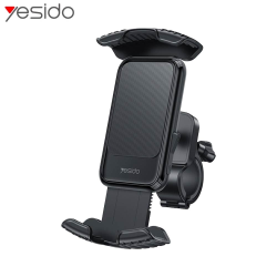 Support Smartphone pour Vélo & Moto Yesido C249 2 en 1 Noir