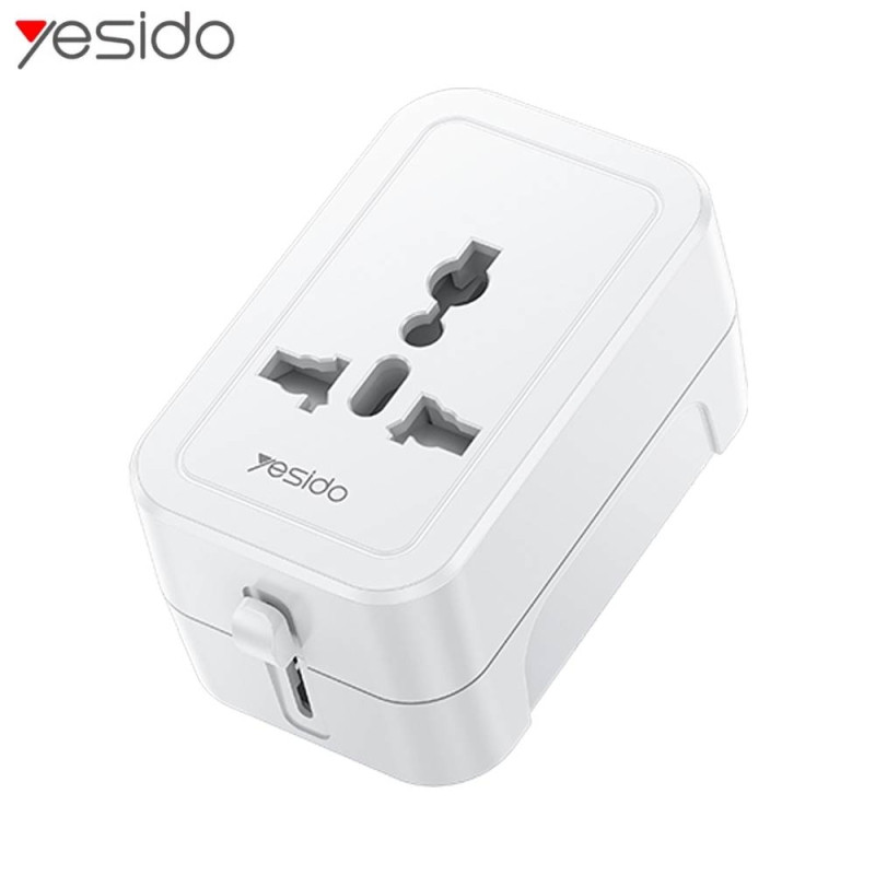 Adaptateur Secteur Universel Yesido MC32 Blanc