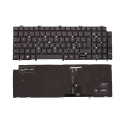 Clavier PC Portable DELL Latitude 5520 (avant 2020) AZERTY