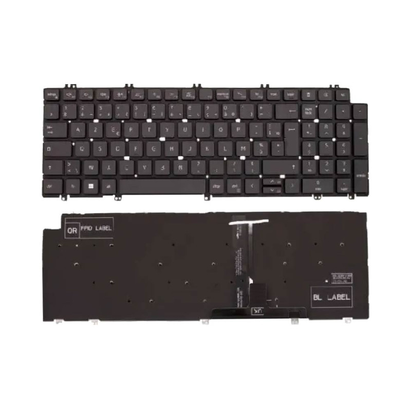 Clavier PC Portable DELL Latitude 5520 (avant 2020) AZERTY