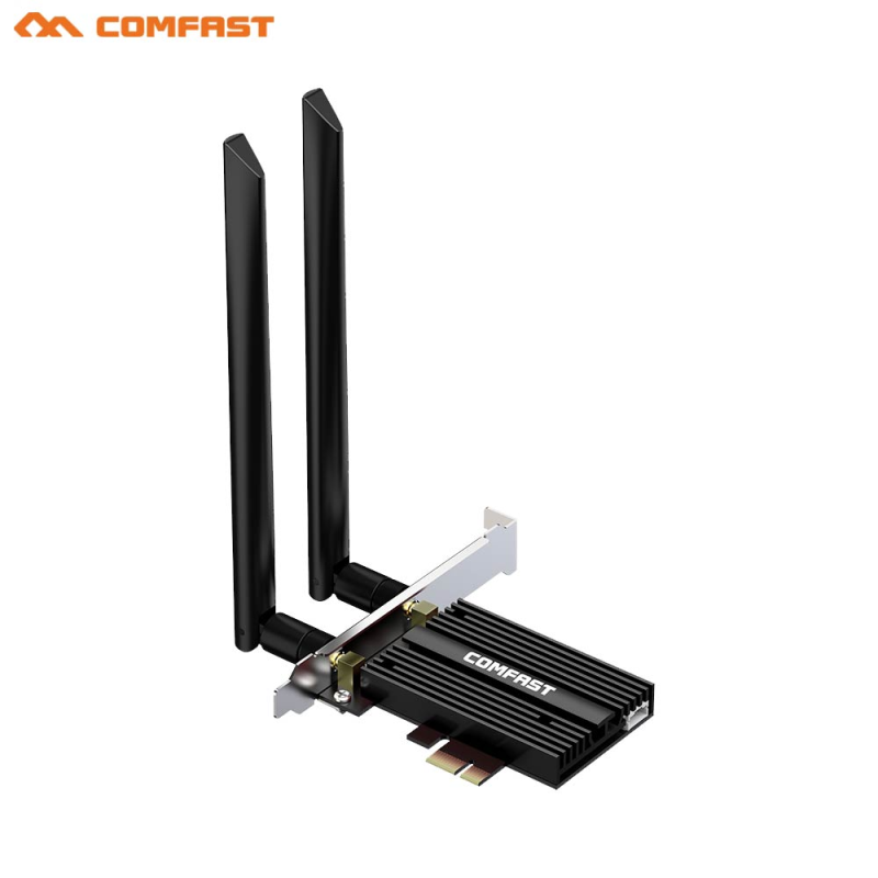 Carte WiFi PCI-E Comfast PRO Wifi 6 (5374Mbps) +Bluetooth - CF-AX210