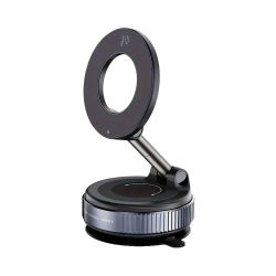 Support Smartphone Magnétique avec Fixation Ventouse Noir