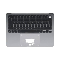 Top Case Apple MacBook Air M3 13\" (2024) A3113 Rétro-Éclairage AZERTY Gris Sidéral