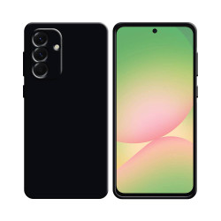 Coque Silicone Compatible pour Samsung Galaxy A36 5G A366/Galaxy A56 5G A566 ( 3) Noir