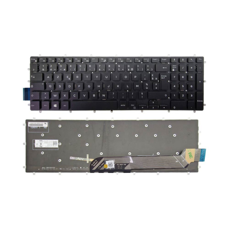 Clavier PC Portable DELL Inspiron 15 5570/ 5575/ 5565/ 5567 AZERTY