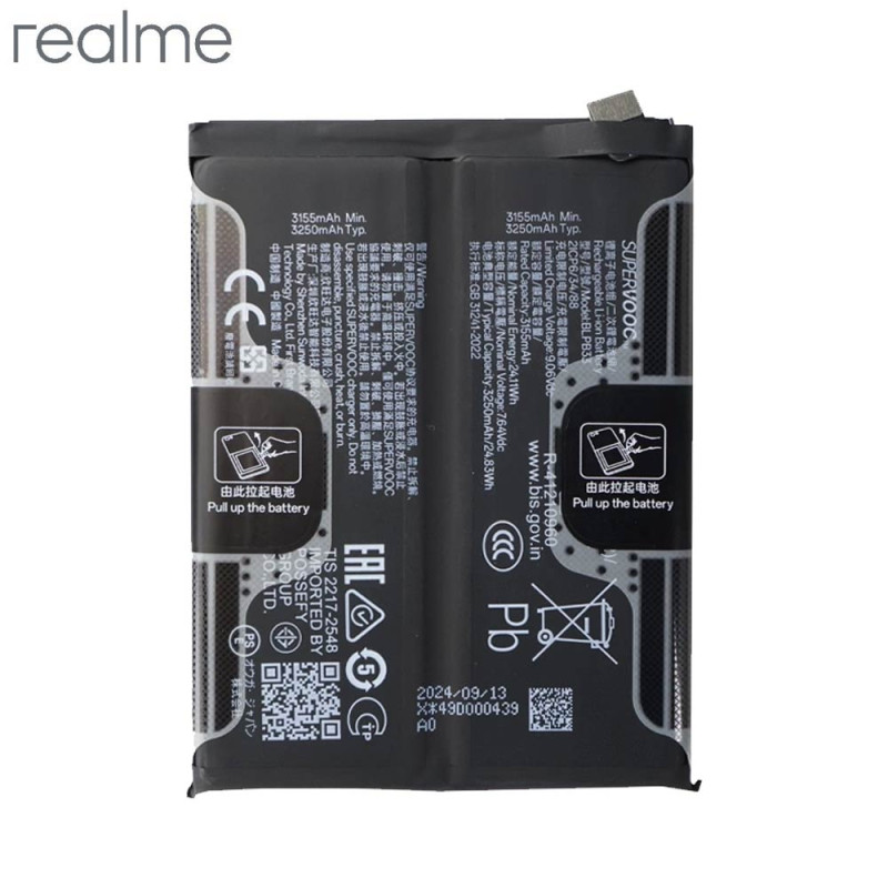 Batterie Originale Realme GT 7 Pro 621035000181 BLPB33