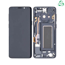 Ecran Tactile Original Refurb avec Châssis (PIEC) Samsung Galaxy S9 G960 Noir
