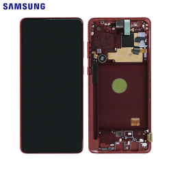 Ecran Tactile Original Samsung Galaxy Note 10 Lite N770 GH82-22055C GH82-22192C GH82-22193C GH82-22194C Rouge