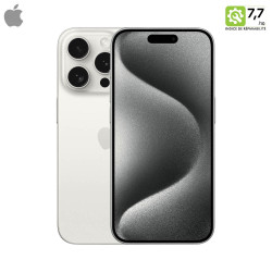 Smartphone Occasion Apple iPhone 15 Pro Max 256Go Grade AB Titane Blanc