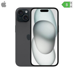 Smartphone Occasion Apple iPhone 15 128Go Grade B Noir