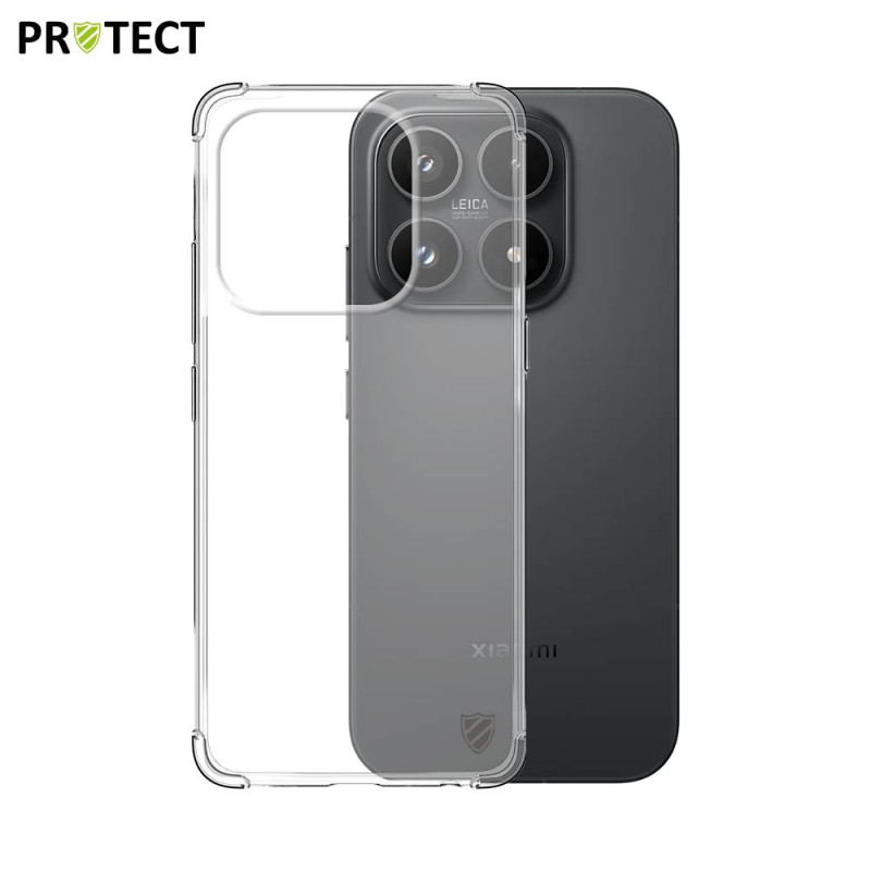 Coque Silicone Renforcée PROTECT pour Xiaomi 17 5G Transparent