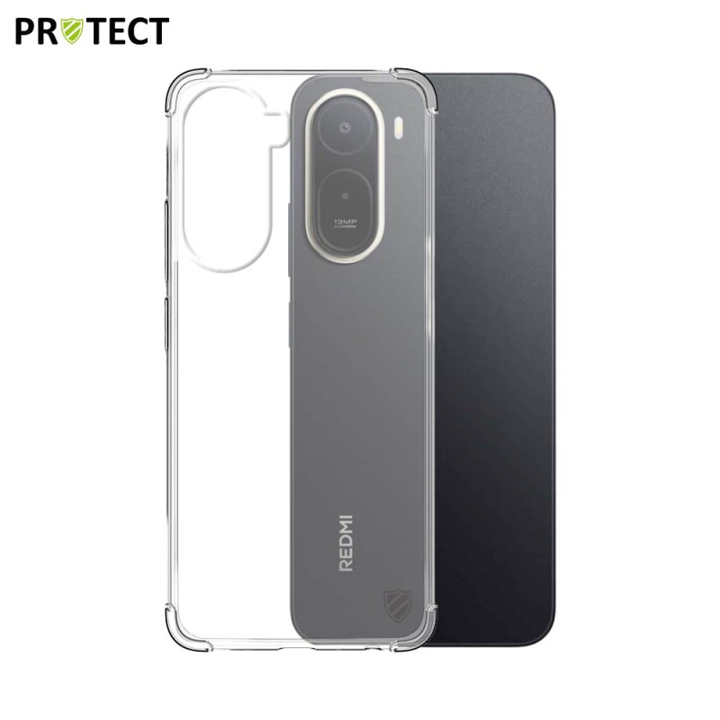 Coque Silicone Renforcée PROTECT pour Xiaomi Redmi A7 Pro 4G Transparent