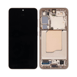 Ecran Tactile Soft Oled avec Châssis Samsung Galaxy S25 S931 Rose Gold