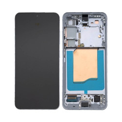 Ecran Tactile Soft Oled avec Châssis Samsung Galaxy S25 S931 Bleu Clair