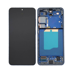 Ecran Tactile Soft Oled avec Châssis Samsung Galaxy S25 S931 Bleu Marine