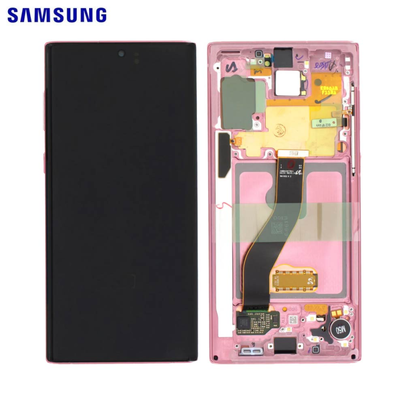Ecran Tactile Original Samsung Galaxy Note 10 N970 GH82-20817F GH82-20818F Rose