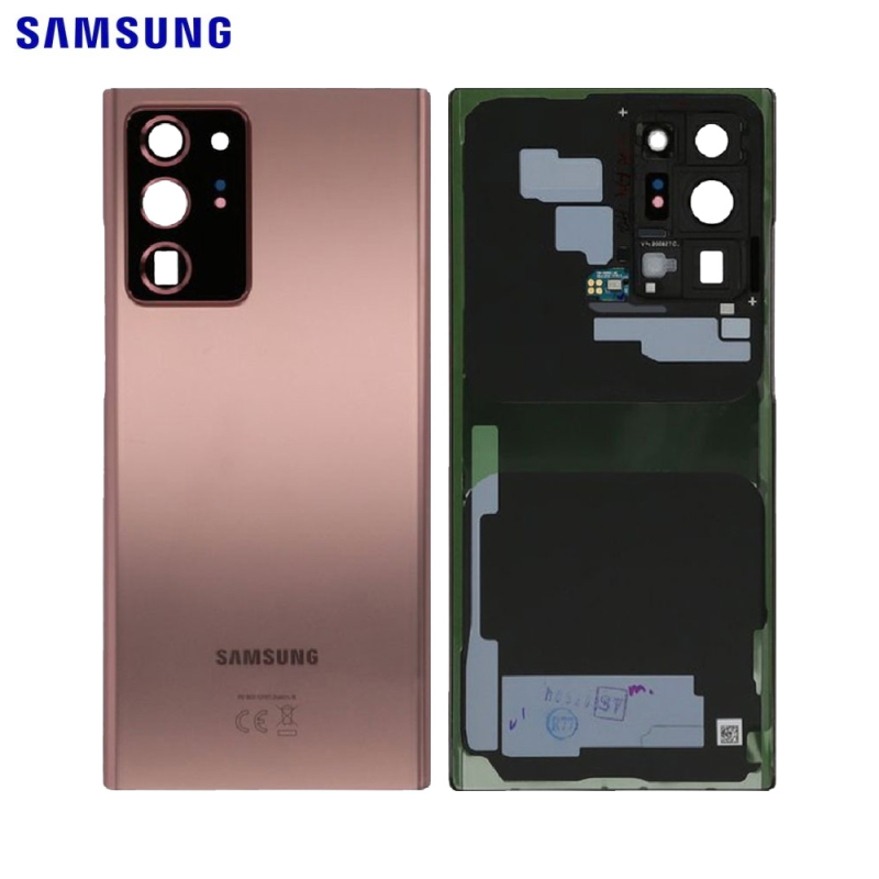 Cache Arrière Original Samsung Galaxy Note 20 Ultra 5G N986/Galaxy Note 20 Ultra N985 GH82-23281D Bronze Mystique