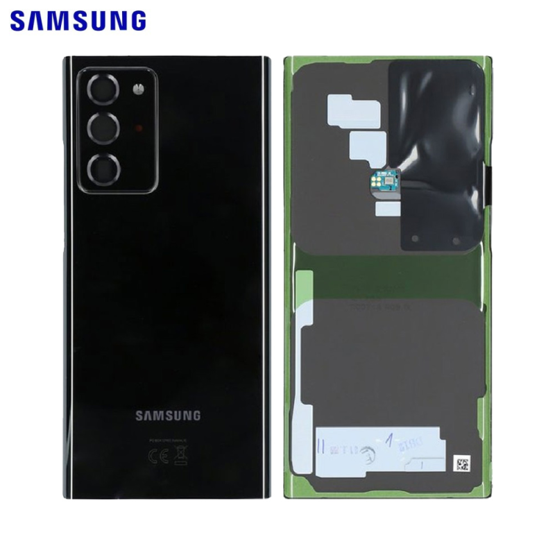 Cache Arrière Original Samsung Galaxy Note 20 Ultra 5G N986/Galaxy Note 20 Ultra N985 GH82-23281A Noir Mystique