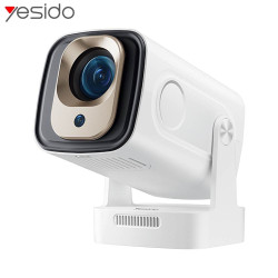 Mini Vidéoprojecteur Yesido TV16 Full HD avec Mise au Point Automatique Blanc