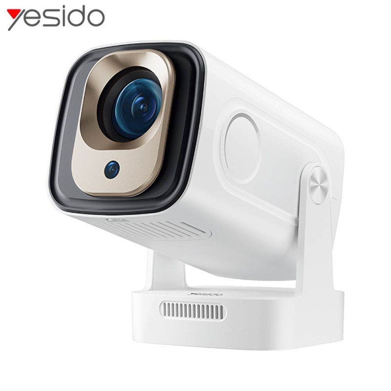 Mini Vidéoprojecteur Yesido TV16 Full HD avec Mise au Point Automatique Blanc