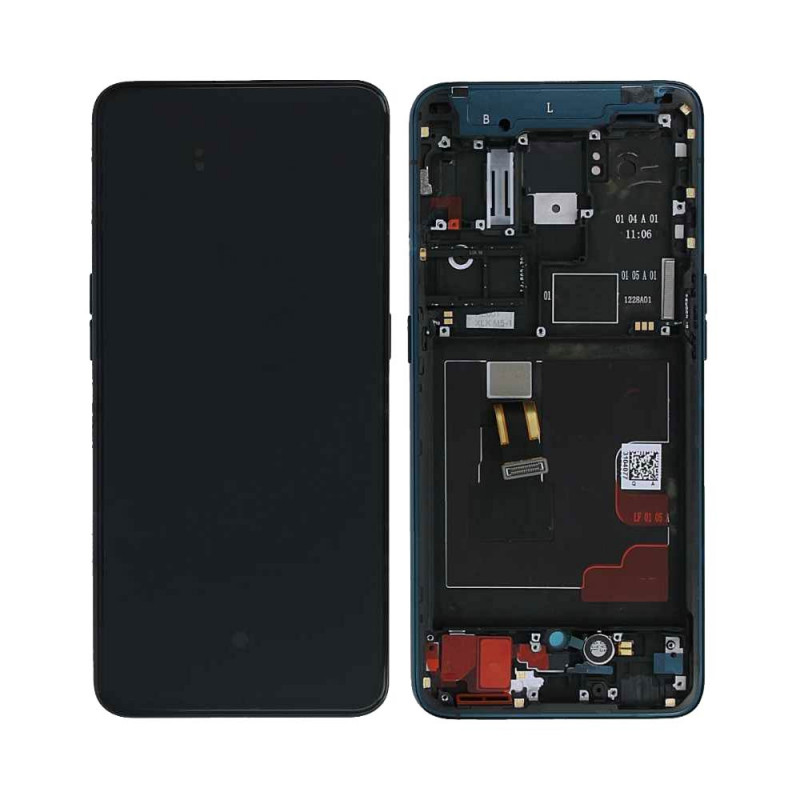 Ecran Tactile OEM avec Châssis OPPO Reno2 Bleu – PhoneFrance