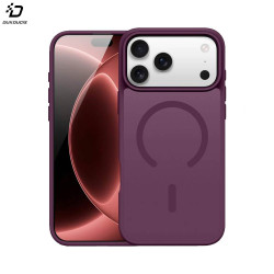 Coque de Protection Yind Dux Ducis pour Apple iPhone 17 Pro/iPhone 18 Pro MagSafe Noir Cerise