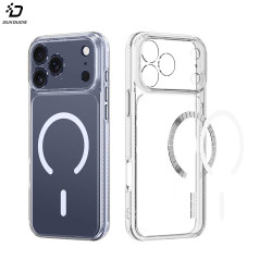 Coque de Protection MagSafe Clin Mag Dux Ducis pour Apple iPhone 17 Pro Max/iPhone 18 Pro Max (Open Ring Version) Transparent