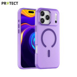 Coque de Protection MagSafe MF-006 PROTECT pour Apple iPhone 17 Pro/iPhone 18 Pro Violet Foncé