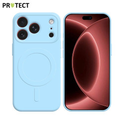 Coque de Protection MagSafe IZ001 PROTECT pour Apple iPhone 17 Pro/iPhone 18 Pro Bleu Clair
