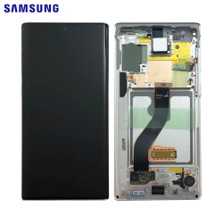 Ecran Tactile Original Samsung Galaxy Note 10 N970 GH82-20817B GH82-20818B Aura Blanc