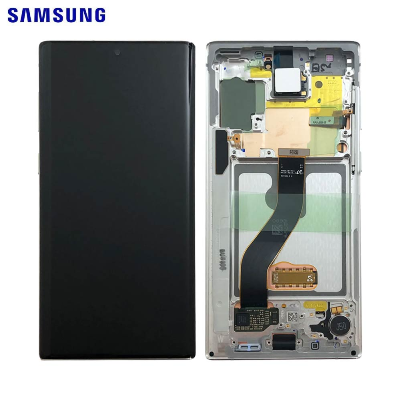 Ecran Tactile Original Samsung Galaxy Note 10 N970 GH82-20817B GH82-20818B Aura Blanc