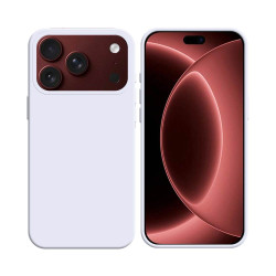 Coque Silicone Compatible pour Apple iPhone 17 Pro Max/iPhone 18 Pro Max 09 Blanc