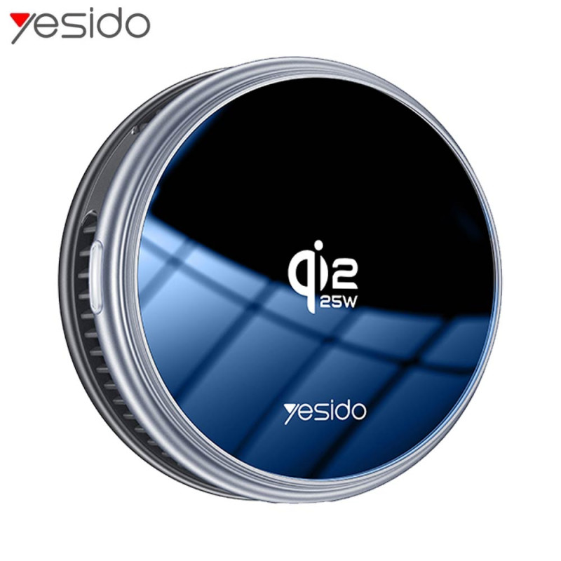 Chargeur MagSafe Yesido C325 Qi2 25W avec Système de Refroidissement Noir