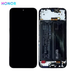 Bloc Écran Complet avec Châssis et Batterie Original Honor 600 Smart 5G 0235AUEV Velvet Black