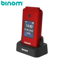 Téléphone Neuf Binom X3 4G GPS Rouge – PhoneFrance