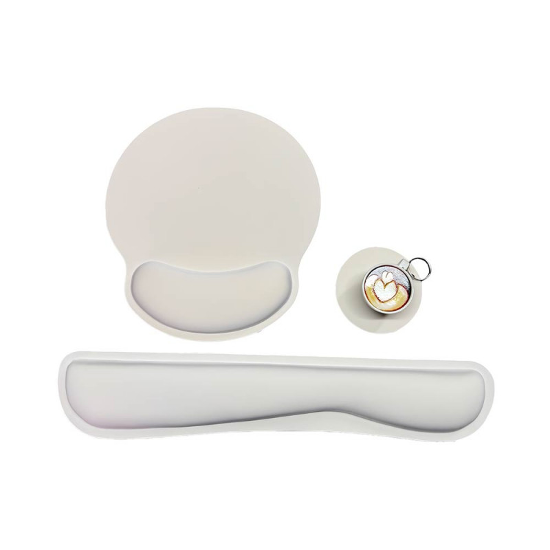 Tapis + Sous-Verres Antidérapants - Blanc – PhoneFrance