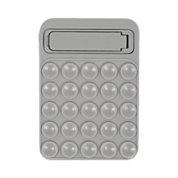 Support Ventouse Silicone Pied Intégré Gris – PhoneFrance