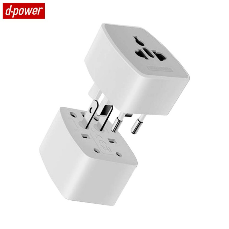 Adaptateur Universel d-power J8523 Blanc – PhoneFrance