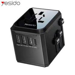 Adaptateur Universel Yesido MC10 4 en 1 Noir – PhoneFrance