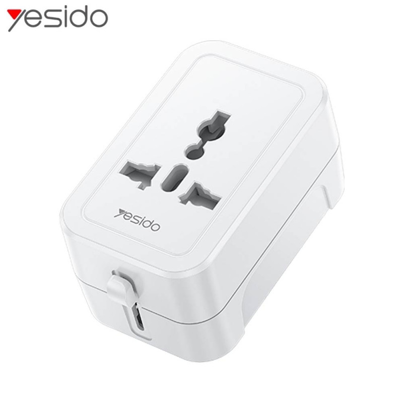 Adaptateur Secteur Universel Yesido MC32 Blanc – PhoneFrance