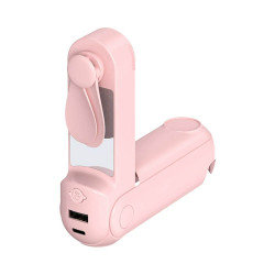 Batterie Ventilateur et Support 2400mAh Rose – PhoneFrance