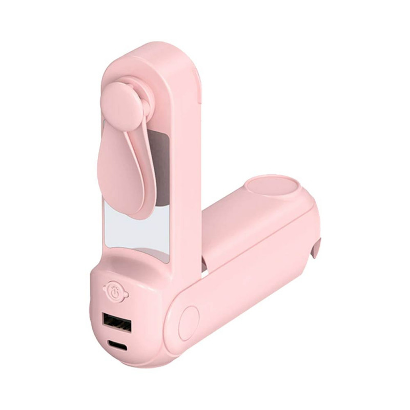 Batterie Ventilateur et Support 2400mAh Rose – PhoneFrance
