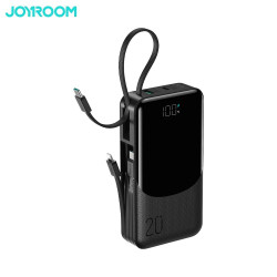Batterie Câbles Intégrés 20000mAh 22.5 W Noir – PhoneFrance