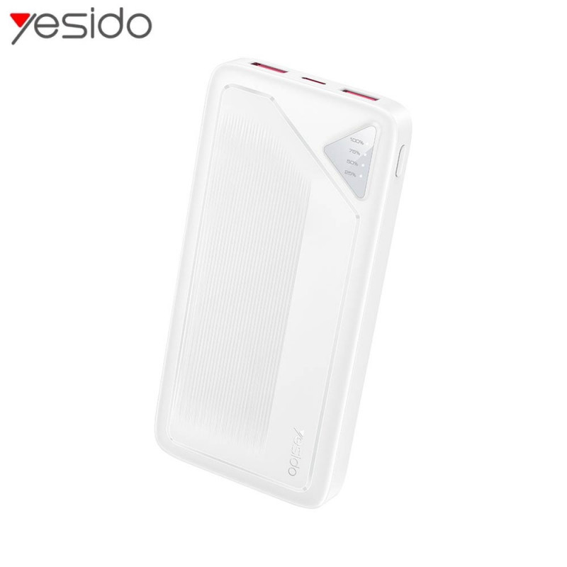 Batterie Bank Yesido 10000mAh 22.5W Blanc – PhoneFrance