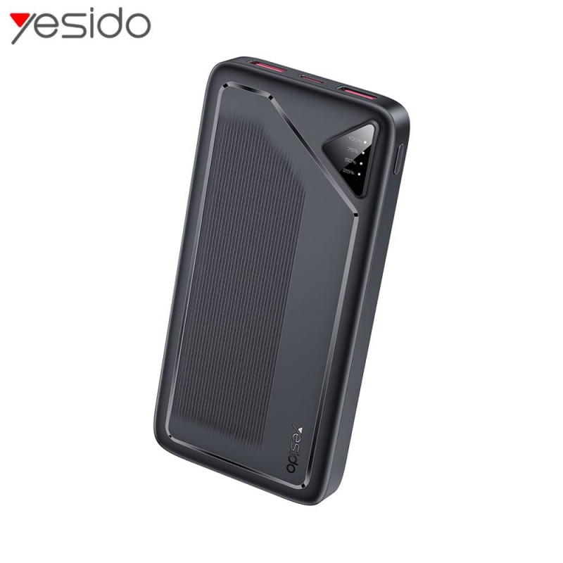 Batterie Power Bank Yesido 10000mAh 22.5W Noir – PhoneFrance